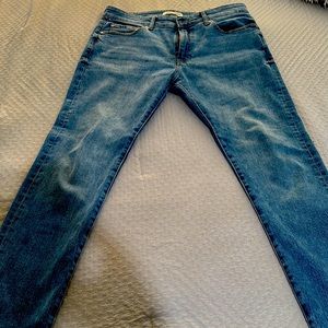 Warp+Weft Indigo Tokyo Skinny Jeans. Like new!